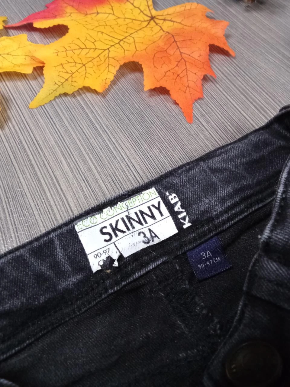 Jeans skinny cinza escuro Kiabi 3 anos – photo 7